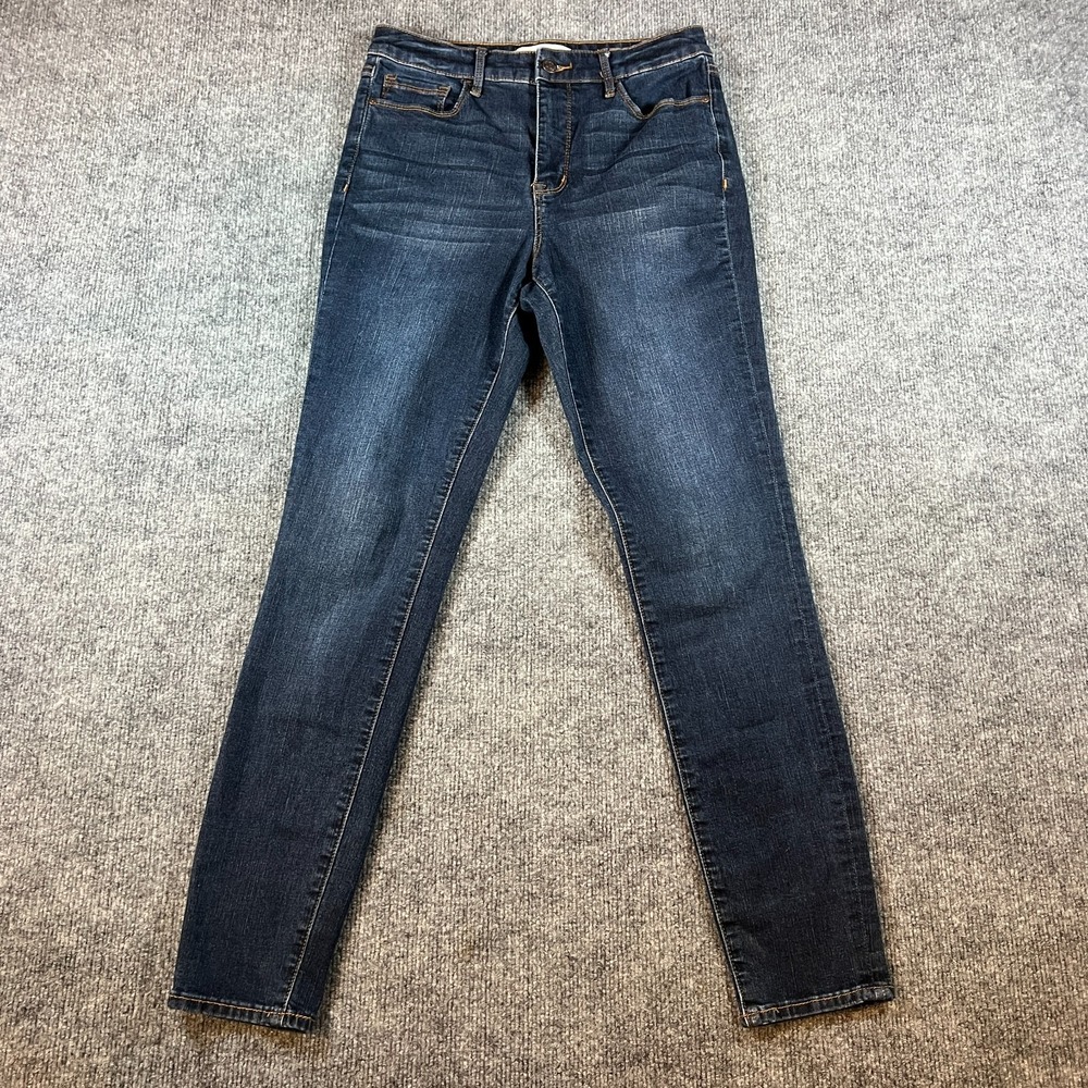 Social Standard By Sanctuary High Rise Skinny Jeans Womens 6/28 Blue Stretch